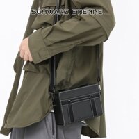 Schwarz ETIENNE Túi Xách Hộp Vuông Nhỏ Thời Trang Giản Dị Cá Tính Dành Cho Nam