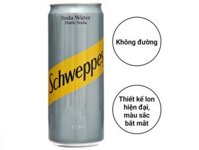 SCHWEPPES SODA SLEEK 320ML