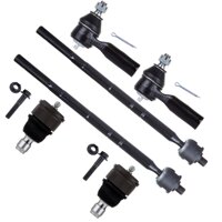 Scitoo 6pcs Suspension Kit 2 Outer 2 Inner Tie Rod End 2 Lower Ball Joint fit Ford Escape Mazda Tribute Mercury Mariner 2001-2007 ES3631 K80107 EV424