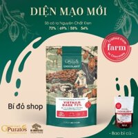 SCL 72% - 1kg Sô cô la Socola chocolate Đen 72% Puratos BẢY HAI ( vị đắng mạnh)