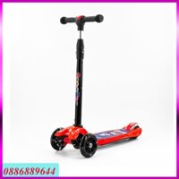 Scooter 3 Bánh Chuột Mickey Màu Đỏ 5688 GiayPatinCentosy1