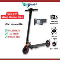Scooter điện gấp gọn E-scooter cao cấp cho người lớn Pin 8Ah Tốc Độ 25km/h 1 Lần Sạc Đi Được 12-18km