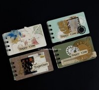 Scrapbook album ảnh 6x9 handmade nhỏ MINI LOVECARDS