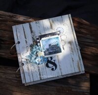 Scrapbook album ảnh handmade Beauty & the White