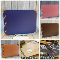 Scrapbook, album dán ảnh tự trang trí (KT: 23cm x 17cm) - 01 quyển - (Đọc kỹ mô tả sản phẩm trước khi order)