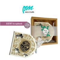 Scrapbook handmade 13 x13 cm mẫu the-life-you-love (màu nâu)