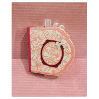 Scrapbook handmade 13 x13 cm mẫu the-life-you-love (màu hồng)