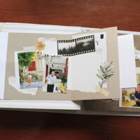 Scrapbook Our Moment Premium Album dán 60-80 ảnh FAIRY CORNER Album thủ công bằng giấy in