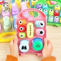 Scrapbook Paper Punch - Bộ thủ công DIY Puncher Craft Set, tất cả các thiết kế hình dạng thủ công khác nhau, Máy cắt hình dạng đục lỗ cho đồ thủ công, HY