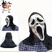 Screaming 6 death cùng phong cách mặt nạ la hét mô phỏng quỷ cao su mũ đội đầu halloween kinh dị đầu lâu