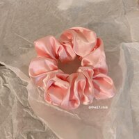 Scrunchies nhiều màu The 17 Club - Chun vải cột tóc ảnh thiệt tui chụp - Xanh mint