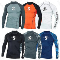 Scubapro Nam Mới Bơi Áo Bơi Đi Biển Bảo Vệ Tia UV Rash Guard Lặn Đồ Bơi Tay Dài Lướt Sóng Phù Hợp Với Lướt Quần Áo Rashguard