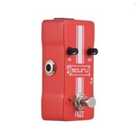Scuru Guitar Fuzz Hiệu ứng Bàn đạp VOL / Fuzz Âm thanh đa năng DC 9V 6.35mm Giao diện đầu vào / đầu ra Đàn Guitar điện Mini Fuzz Effector với True Bypass
