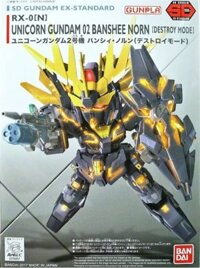 SD EX Unicorn Gundam 02 Banshee Norn