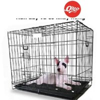 SD- Orgo- Lồng chó mèo ĐEN VÂN ĐÁ size SD75 chuồng cho chó mèo sơn tĩnh điện có thể gấp gọn