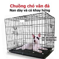 SD- SD45 Lồng chó mèo vân đá chuồng cho chó mèo gấp gọn