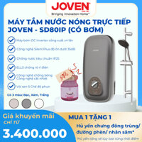 SD80iP MÁY TẮM NƯỚC NÓNG TRỰC TIẾP CÓ BƠM DC - JOVEN