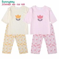 SD8118B BỘ COTTON GIẤY ĐIỀU HÒA NHẬP KHẨU BÉ GÁI