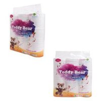 SDCN -  Combo 2 bịch giấy vệ sinh Teddy Bear 9 cuộn (gấu tím) có lõi giấy đa năng siêu tiết kiệm