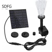 Sdfg Bảng Điều Khiển Năng Lượng Mặt Trời Đài Phun Nước Mini 1 Bộ Thác Nước Vật Dụng Làm Vườn Ao Cá Cung Cấp Oxy Phao Máy Bơm Đài Phun Nước