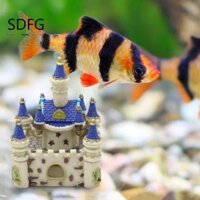 Sdfg Cá Lâu Đài Nhà, Hoạt Hình Trang Trí Tháp Lâu Đài Đồ Trang Trí, Bể Cá Nơi Trú ẩn Nhựa Mô Phỏng Lâu Đài Cá Cảnh Quan Bể Cá