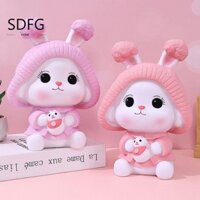 Sdfg Thỏ Heo Đất, Phim Hoạt Hình Chống Rơi Dung Tích Cao, Sáng Tạo Thiết Kế Thỏ Dễ Thương Vinyl Heo Đất Bé Gái