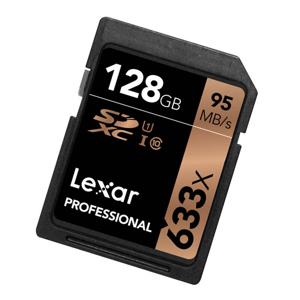 SDHC Lexar Professional 633x 128GB UHS-I