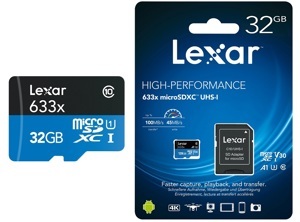 SDHC Lexar Professional 633x 32GB UHS-I