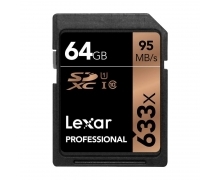 Thẻ nhớ SDHC Lexar Professional 633x 64GB UHS-I