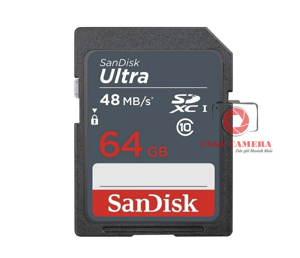 Thẻ nhớ SDHC SanDisk Ultra 64GB Class 10 30MB/S
