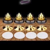 [Sdhi] 4 Loa Đứng Chân Gai Gắn Hộp Loa Miếng Đệm Móng Tay Chống Sốc (vn)