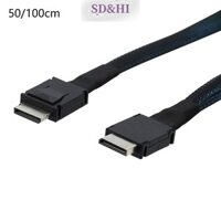 Sdhi PCIE Oculink SFF 8611 4I Sang MINI SAS SFF-8611 4I Máy Chủ Cáp Siêu Tốc Cáp Nối Dài Dữ Liệu Nam Sang Nam (vn)