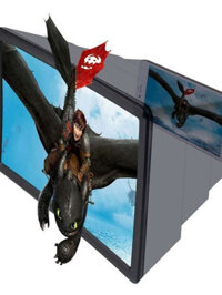 [SDJFG] Kính phóng to màn hình 3D dành cho điện thoại, Kính Phóng Đại 3D Màn Hình Kiêm Giá Đỡ Điện
