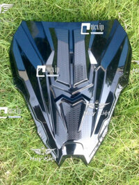 [SDJFG] Ốp Chỉ Mũi Mặt Nạ AirBlade AB 2023 Đời Mới 160cc, 125cc, Airblade 2020 - 2023 Full Đen Bóng