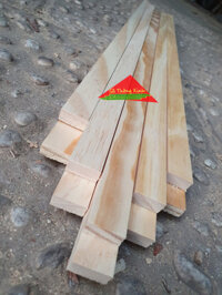 [SDJFG] Thanh gỗ thông dày 1cm,rộng 2cm,dài 80cm dùng làm nẹp,khung viền,trang trí nhà cửa,đóng kệ,