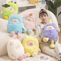 Sdjzt Thú vị dễ thương Quái vật nhỏ Búp bê xấu xí Gối Đồ chơi sang trọng Siêu mềm Elf Tóc dài Búp bê quái vật Quà tặng sinh nhật cho trẻ em Bé gái đang giảm giá