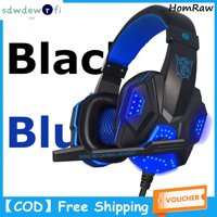 Sdwdewrfi Sẵn Sàng Cổ Tai Nghe Chơi Game Headphone【cod】【 Giá Rẻ Shipping】【cod】【 Giá Rẻ Shipping】potable Chơi Game Có Dây Tai Nghe Cho PS4 Xbox One Nintend Công Tắc iPad máy Tính Mmicrophone ĐTDĐ 【Cod】