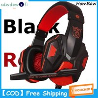 Sdwdewrfi Sẵn Sàng Cổ Tai Nghe Chơi Game Headphone【cod】【 Giá Rẻ Shipping】【cod】【 Giá Rẻ Shipping】potable Chơi Game Có Dây Tai Nghe Cho PS4 Xbox One Nintend Công Tắc iPad máy Tính Mmicrophone ĐTDĐ 【Cod】