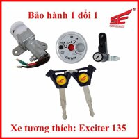 SE -BỘ Ổ KHÓA CHỐNG TRỘM XE MÁY YAMAHA  EXCITER 135CC DÒNG 2 CẠNH THƯƠNG HIỆU SE