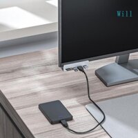 Sẽ MultiInterface USB3 0 Hub Loại C Đầu Đọc Thẻ Có Gắn Nhanh Cho Đầu Đọc Thẻ Nhớ Vỏ Nhôm Loại C Quảng Cáo