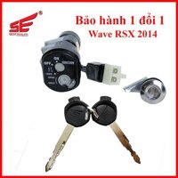 SE - Ổ KHÓA ĐIỆN CHỐNG TRỘM XE MÁY WAVE RSX 110CC NĂM 2014 DÒNG KHÓA 2 CẠNH THƯƠNG HIỆU SE