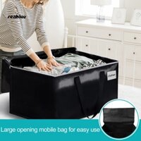 [se] Túi lưu trữ trang trí giáng sinh heavy-duty storage bag 2pcs heavy-duty clothes storage bag space-tiết kiệm có thể gập lại hoàn hảo để di chuyển cắm trại