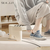 Sea JJT Hộ gia đình bồn cầu phân chân bước bồn cầu ngồi xổm hố vệ sinh hiện vật