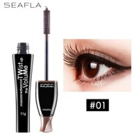 SEAFLAKER Hành Phương Dài Dày Curling Mascara Sợi Chống Thấm Nước Bền đẹp Không Nở Hoa Mắt Trang Điểm 4 màu (33g)