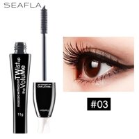 SEAFLAKER Hành Phương Dài Dày Curling Mascara Sợi Chống Thấm Nước Bền đẹp Không Nở Hoa Mắt Trang Điểm 4 màu (33g)