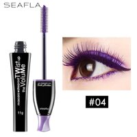 SEAFLAKER Hành Phương Dài Dày Curling Mascara Sợi Chống Thấm Nước Bền đẹp Không Nở Hoa Mắt Trang Điểm 4 màu (33g)