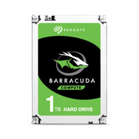 Seagate BarraCuda 1TB Compute HDD – 7200 RPM, 64MB Cache, SATA III