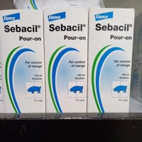 sebacil trị ve ghẻ bôi sống lưng