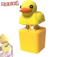 Secel Quacking Fidget Toy, Squeaky Stress Reliever Ducky Quacking Móc khóa, Phụ kiện túi xách móc khóa vịt dễ thương