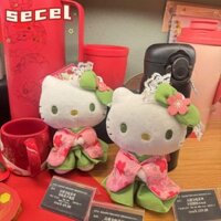 Secel Sang Trọng Hello Kitty Pendent, Móc Khóa Mèo Con Sanrio Matcha, Phụ Kiện Túi Dễ Thương Nhồi Bông Túi Mềm Mặt Dây Chuyền Quà Tặng